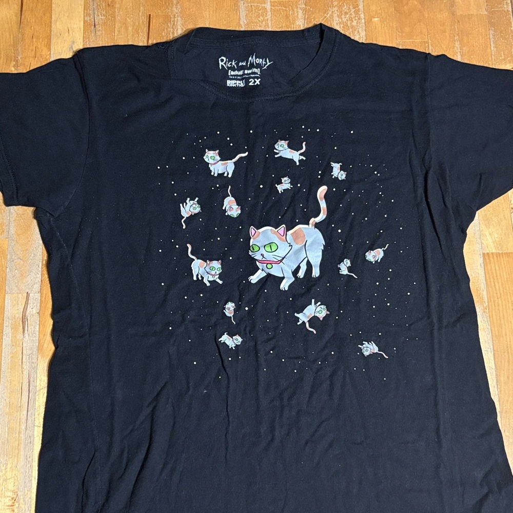 Ripple Junction Rick and Morty Space Cats T-Shirt